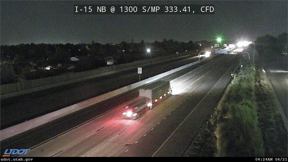 I-15 NB @ 1300 S / MP 333.41, CFD