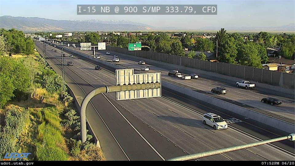 I-15 NB @ 900 S / MP 333.79, CFD