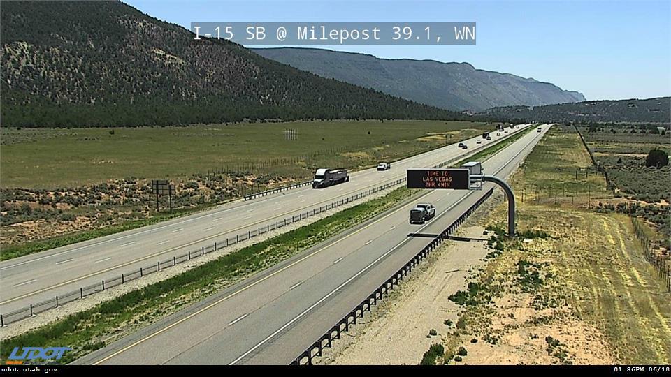 I-15 SB @ Milepost 39.1, WN