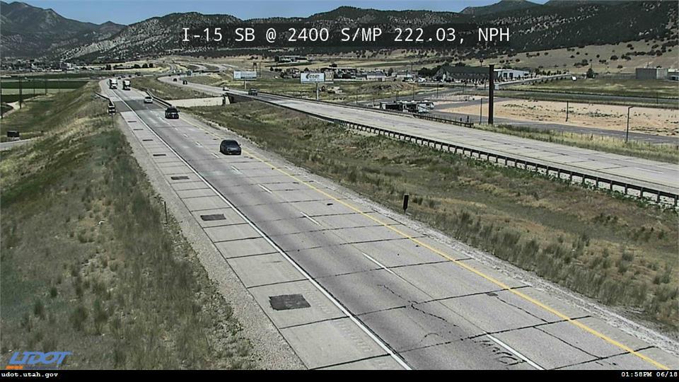 I-15 SB @ 2400 S / MP 222.03, NPH