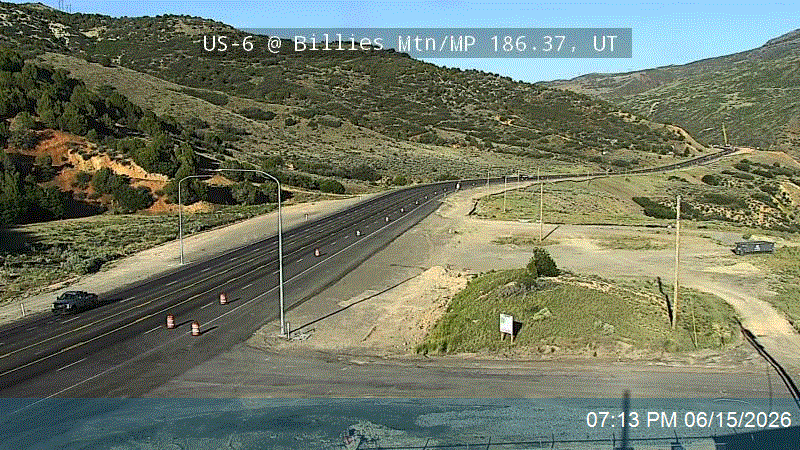 US-6 @ Billies Mtn / MP 186.37, UT