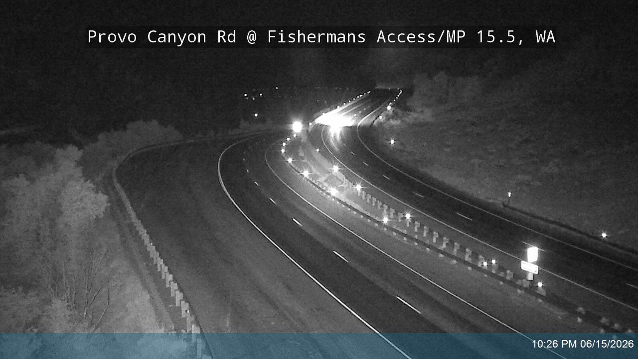 Provo Canyon Rd / US-189 @ Fishermens / MP 15.46
