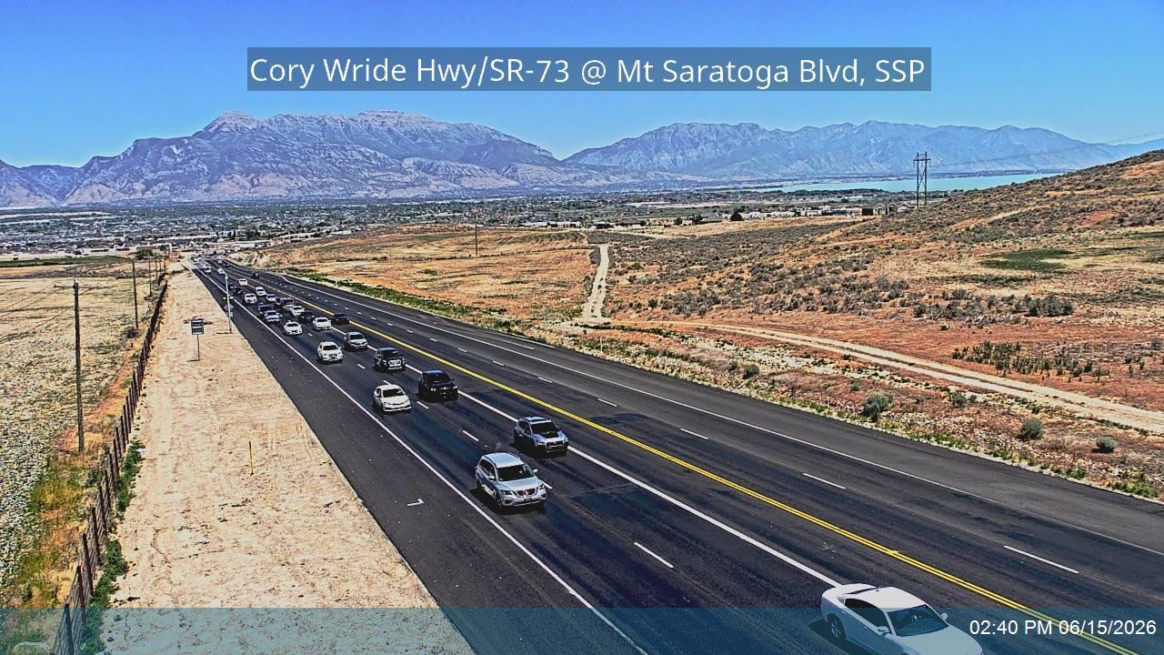 Cory Wride Hwy / SR-73 @ Mt Saratoga Blvd / MP 34.6, SSP