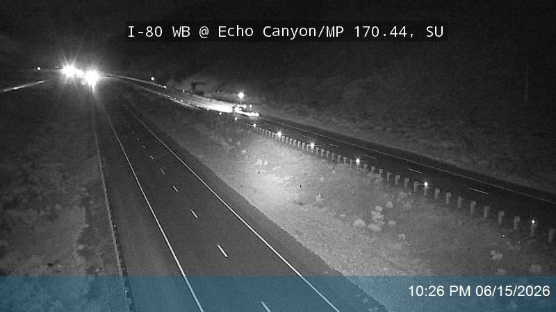 I-80 WB @ Echo Canyon / MP 170.44, SU