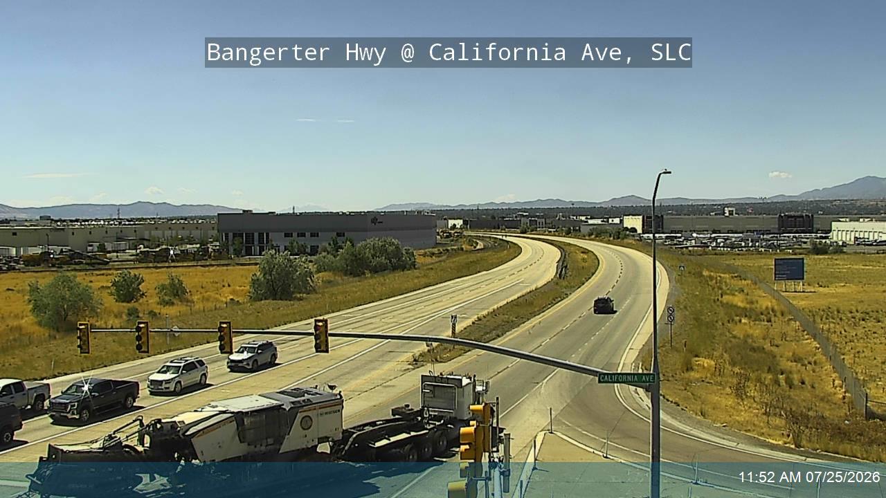 Live UDOT caméra de circulation: Bangerter Hwy / SR-154 @ California Ave, SLC