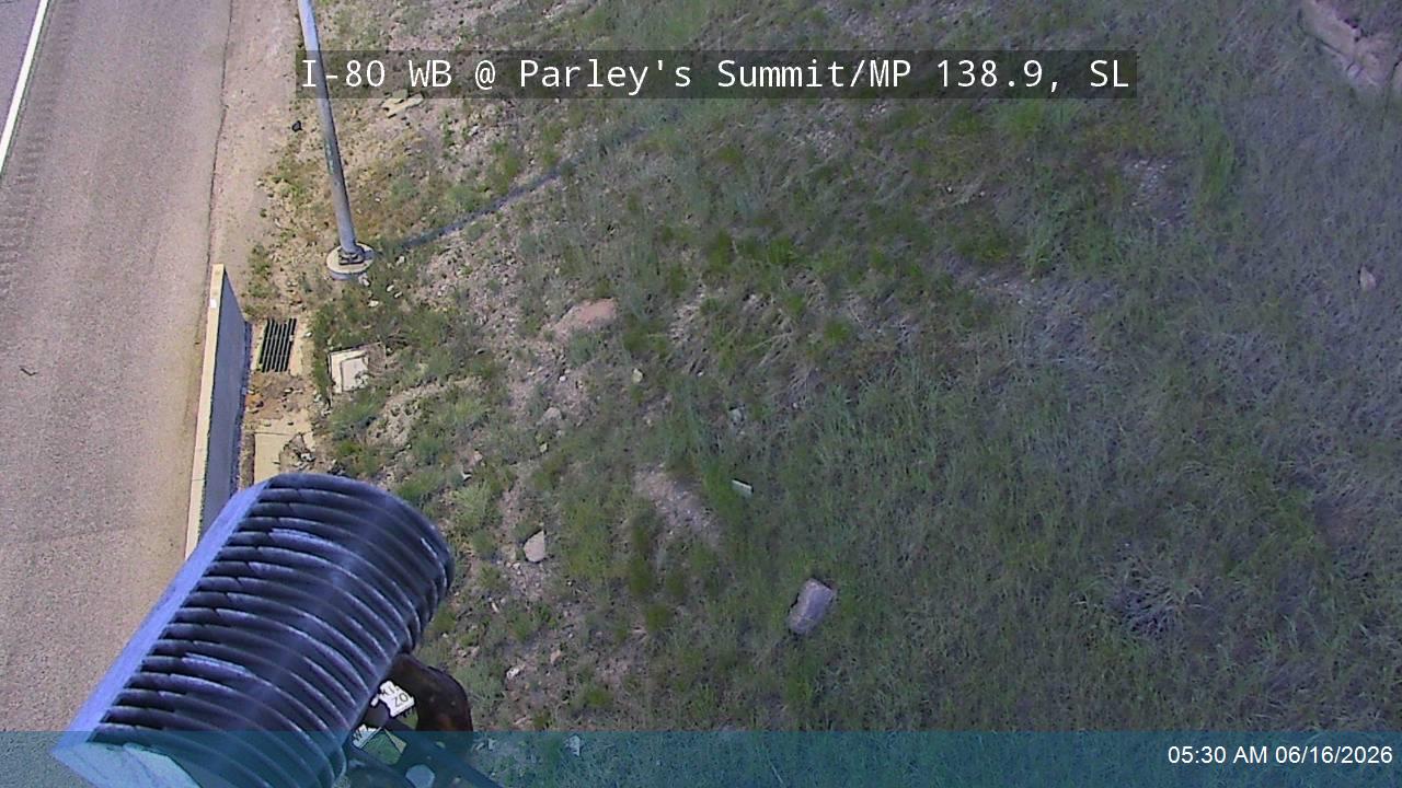 I-80 WB @ Parleys Summit / MP 138.9, SL