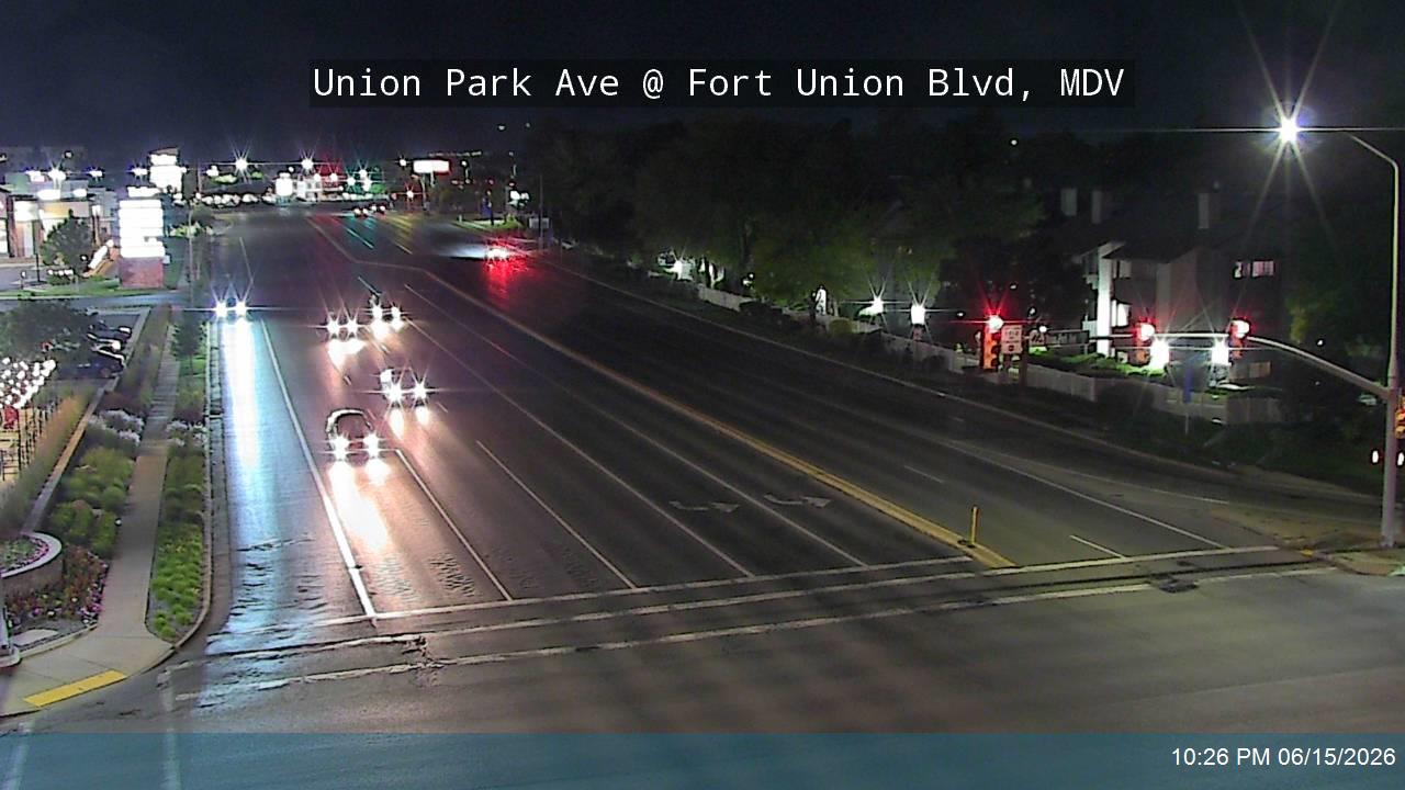Union Park Ave / 1090 E @ Fort Union Blvd / 7000 S, MDV