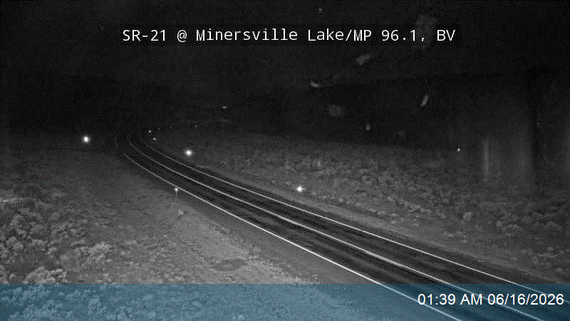 SR-21 @ Minersville Lake / MP 96.1, BV