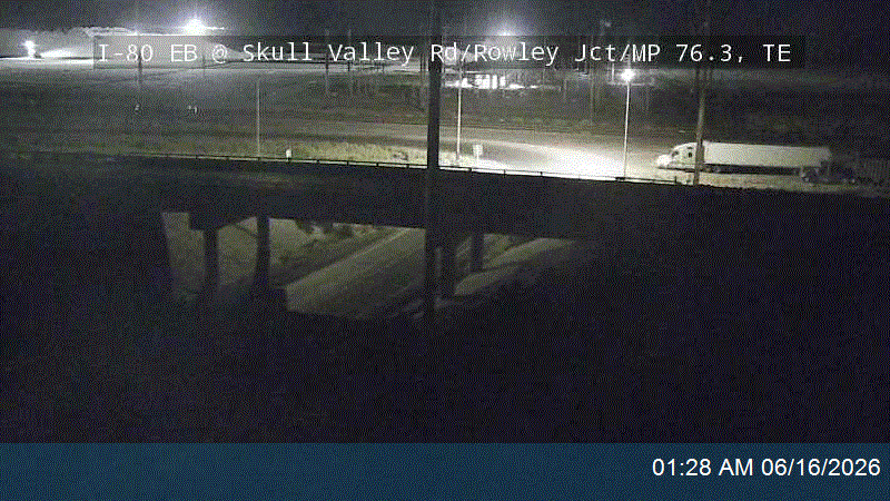 I-80 EB @ Skull Valley Rd / Rowley Jct / SR-196 / MP 76.3, TE