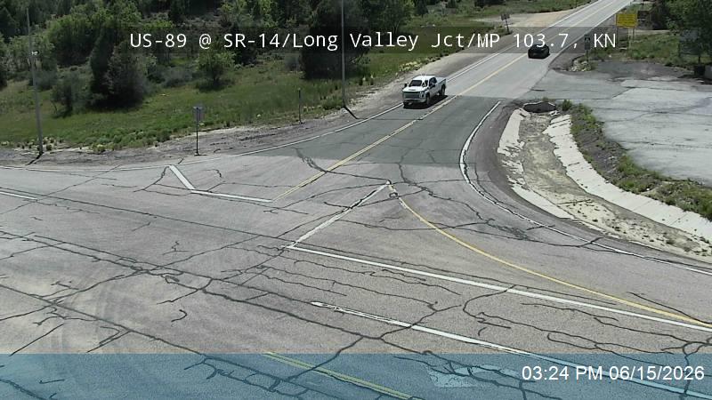 US-89 @ SR-14 / Long Valley Jct / MP 103.7, KN