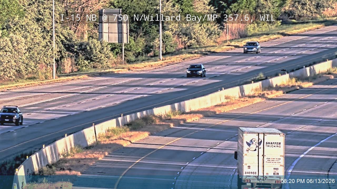 I-15 NB @ 750 N / Willard Bay / SR-315 / MP 357.6, WIL
