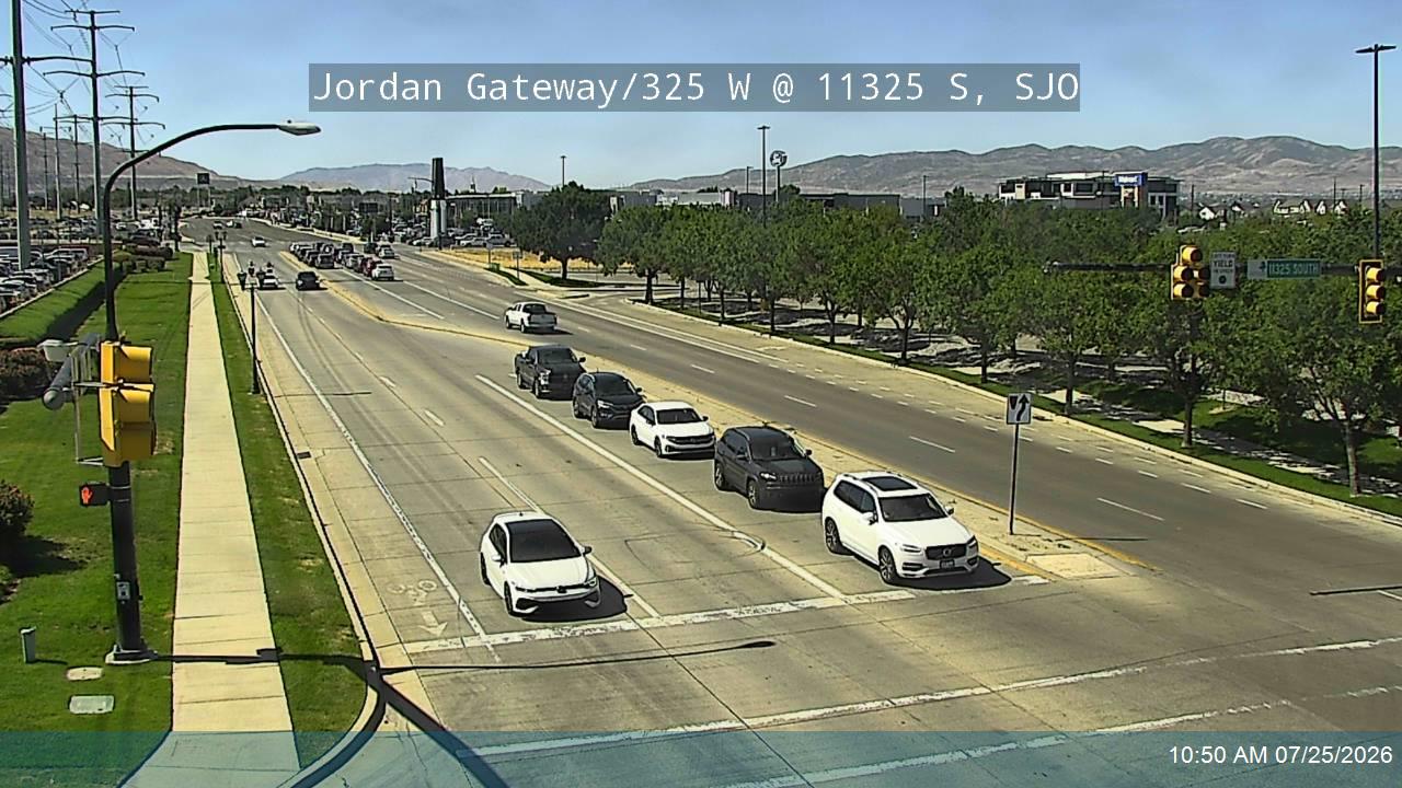 Live UDOT caméra de circulation: Jordan Gateway / 325 W @ 11325 S, SJO