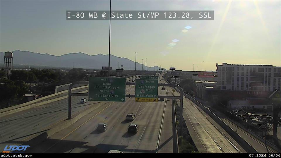 I-80 WB @ State St / US-89 / MP 123.28, SSL