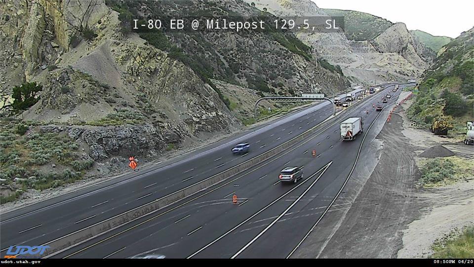 I-80 / Parley`s Canyon EB @ Chain Up Area East / MP 129.5, SL