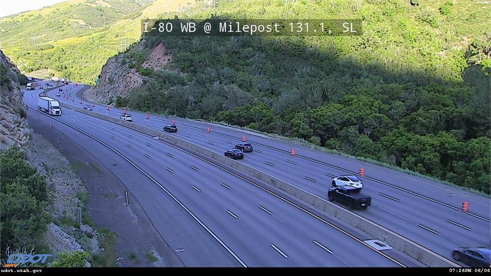 I-80 / Parley`s Canyon WB @ Milepost 131.1, SL