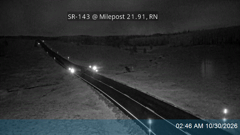 UDOT camera, SR-143 at Milepost 21.91