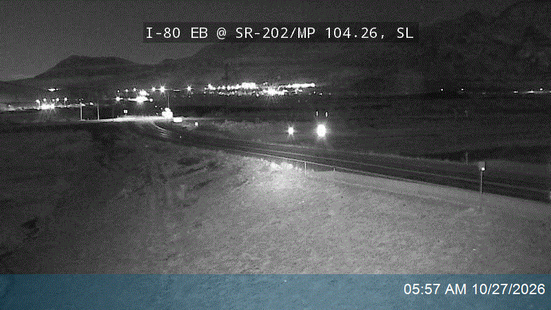 I-80 EB @ SR-202 / MP 104.26, SL road camera