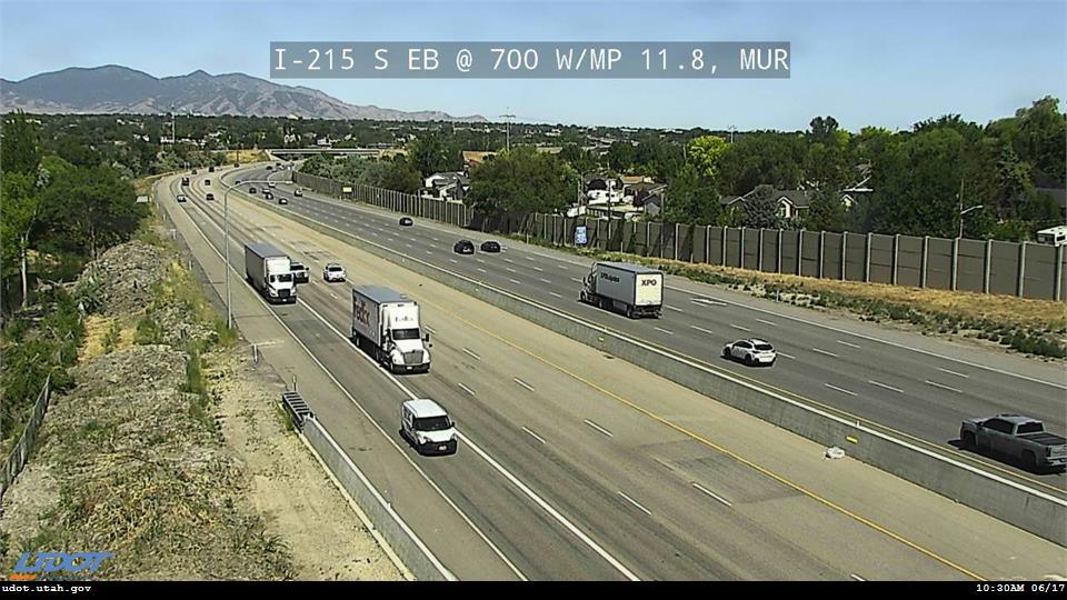 I-215 S EB @ 700 W / MP 11.8, MUR