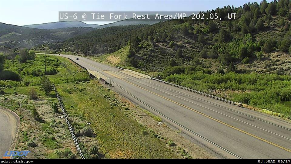 US-6 @ Tie Fork Rest Area / MP 202.05, UT