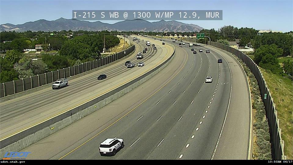 I-215 S WB @ 1300 W / MP 12.9, MUR