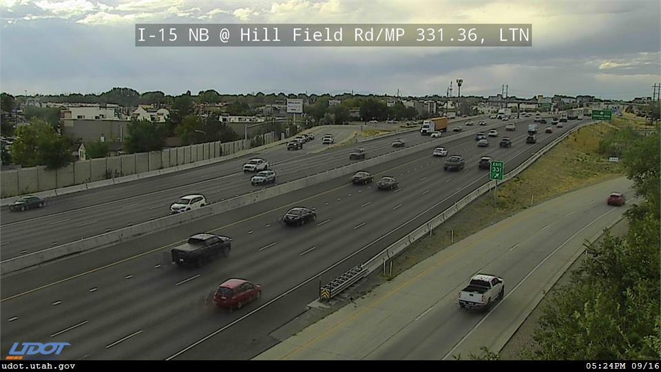 I-15 NB @ Hill Field Rd / 750 N / SR-232 / MP 331.36, LTN