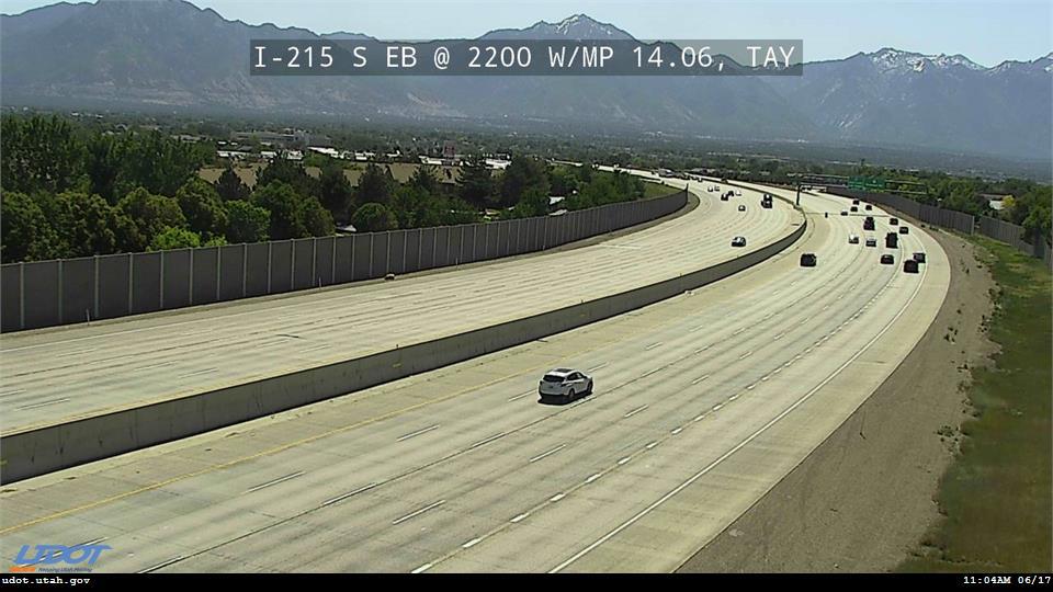 I-215 S EB @ 2200 W / MP 14.06, TAY