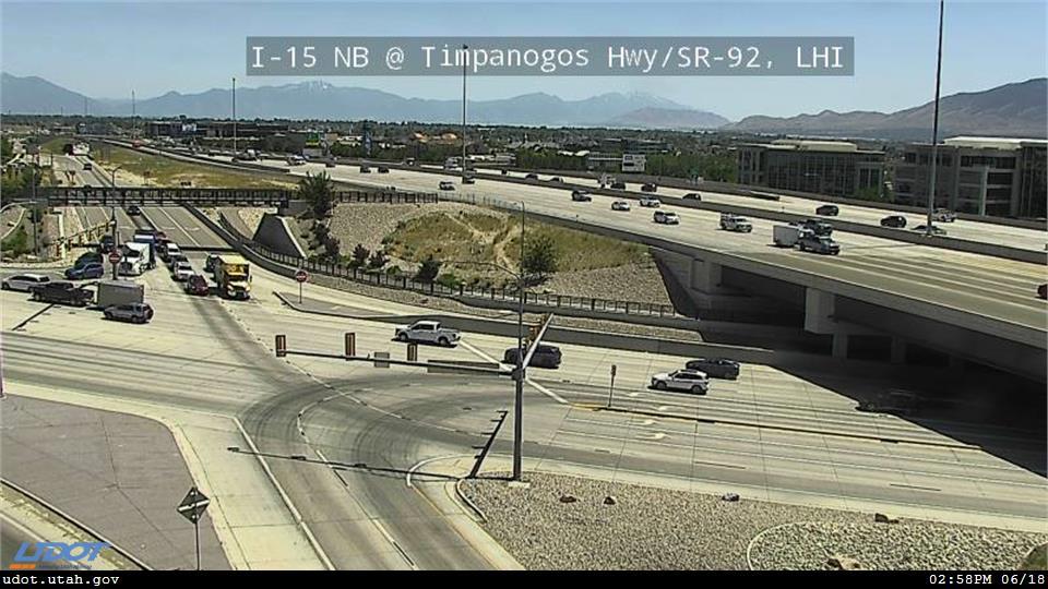 I-15 NB @ Timpanogos Hwy / SR-92 / MP 284, LHI