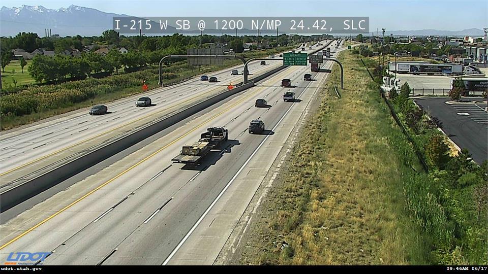 I-215 W SB @ 1200 N / MP 24.42, SLC