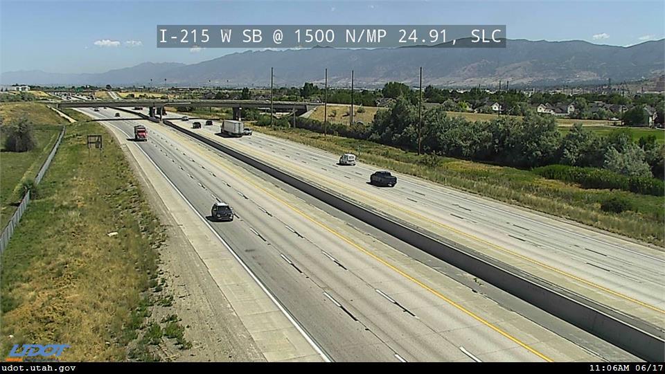 I-215 W SB @ 1500 N / MP 24.91, SLC