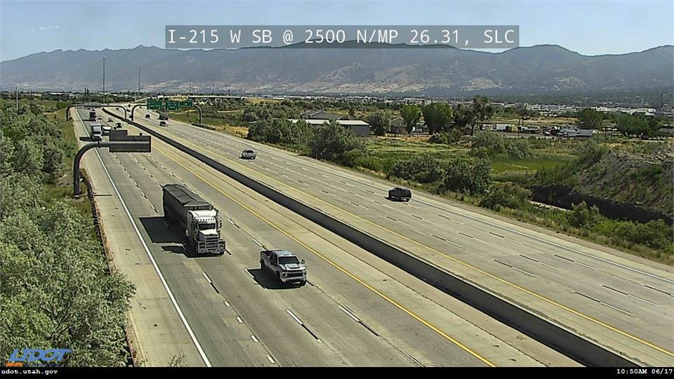 I-215 W SB @ 2500 N / MP 26.31, SLC