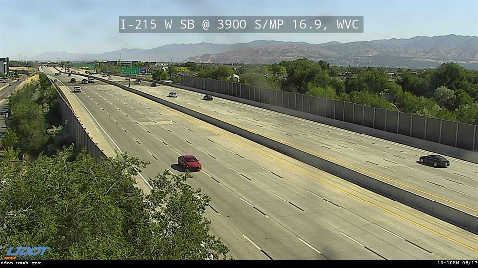 I-215 W SB @ 3900 S / MP 16.9, WVC