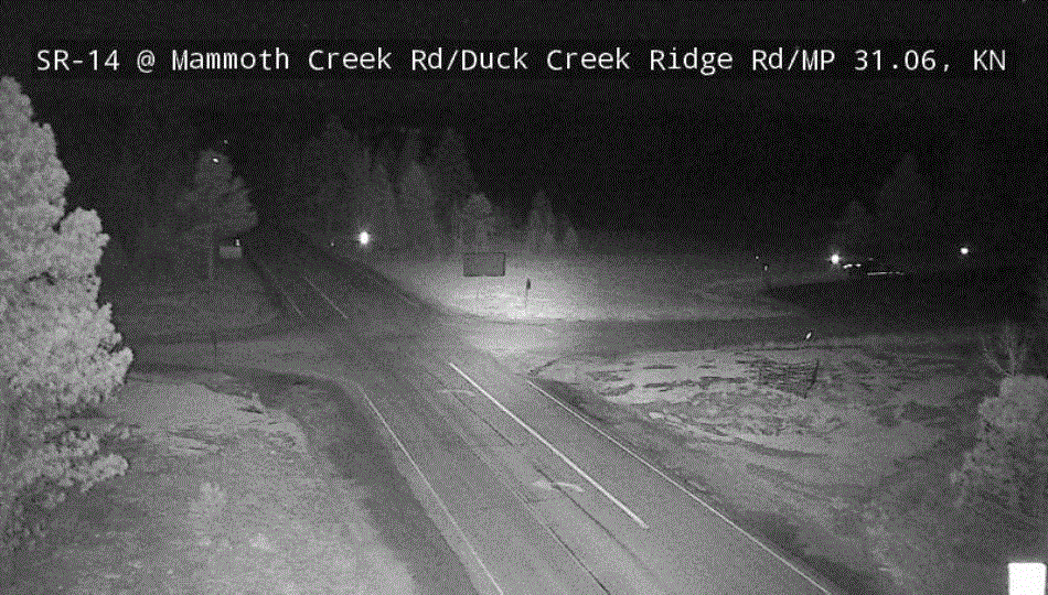 Duck Creek SR-14 EB @ Mammoth Creek Rd