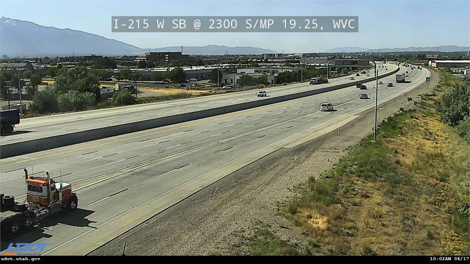 I-215 W SB @ 2300 S / MP 19.25, WVC