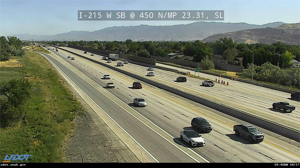 I-215 W SB @ 450 N / MP 23.31, SLC