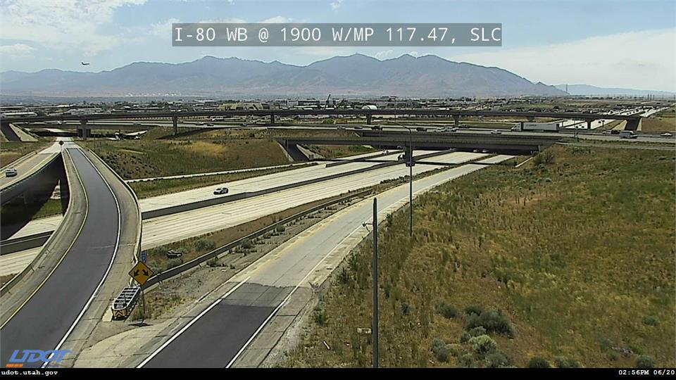 I-80 WB @ 1900 W / MP 117.47, SLC