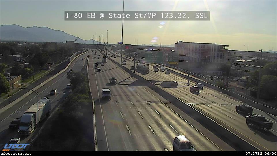 I-80 EB @ State St / US-89 / MP 123.32, SSL