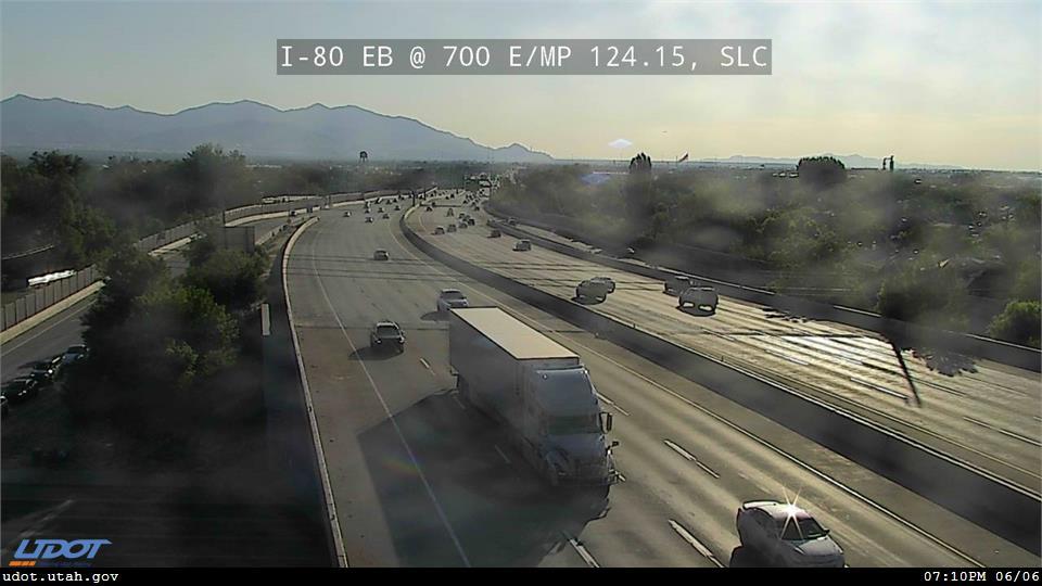 I-80 EB @ 700 E / SR-71 / MP 124.15, SLC