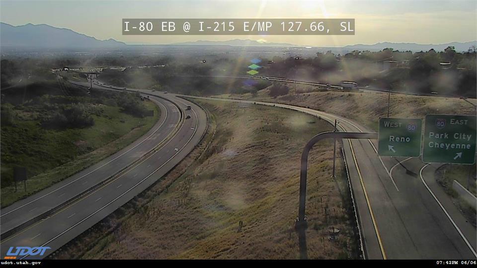 I-80 EB @ I-215 E / MP 127.66, SL