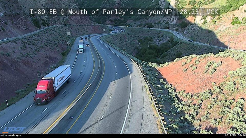 I-80 EB @ Mouth of Parley`s Canyon / MP 128.23, SL