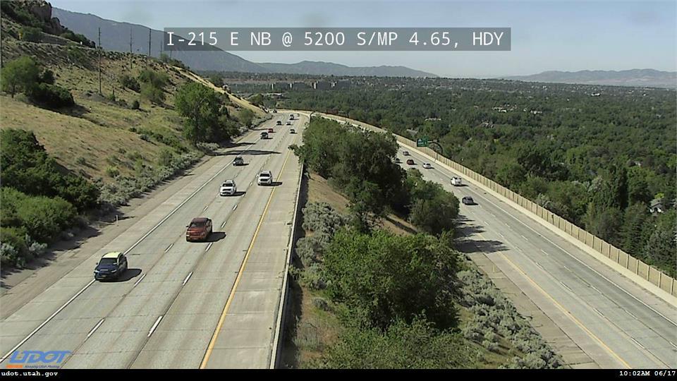 I-215 E NB @ 5200 S / MP 4.65, HDY