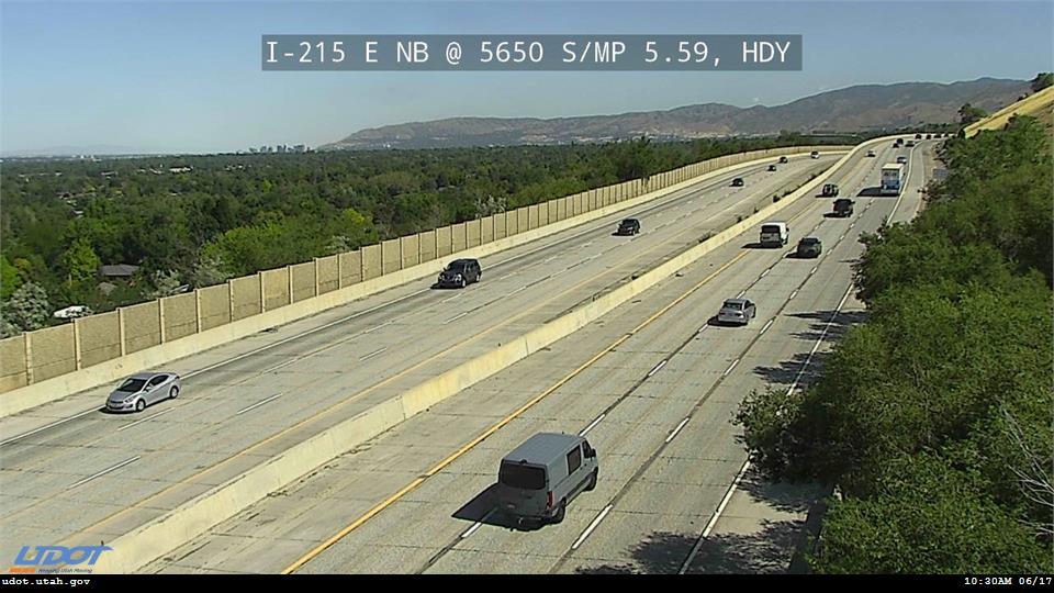 I-215 E NB @ 5650 S / MP 5.59, HDY