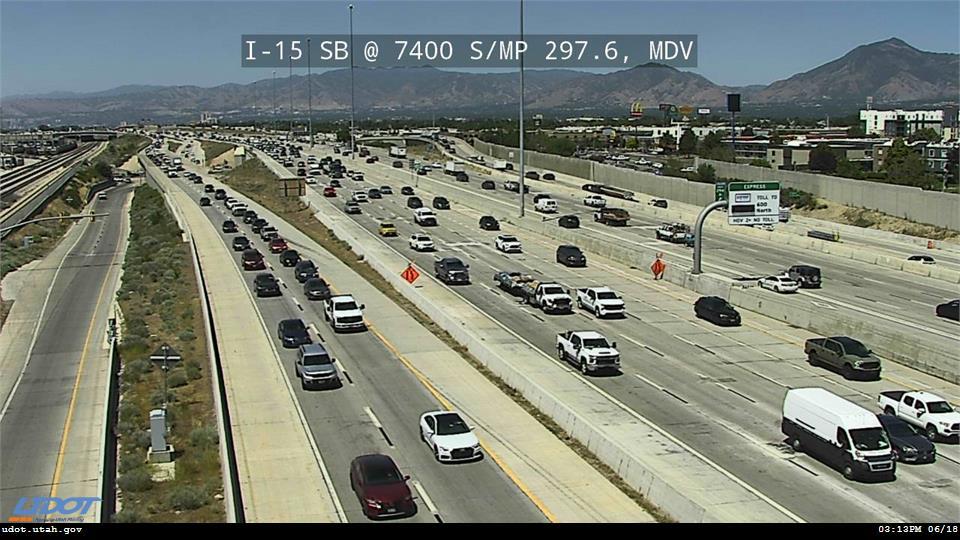 I-15 SB @ 7400 S / MP 297.6, MDV