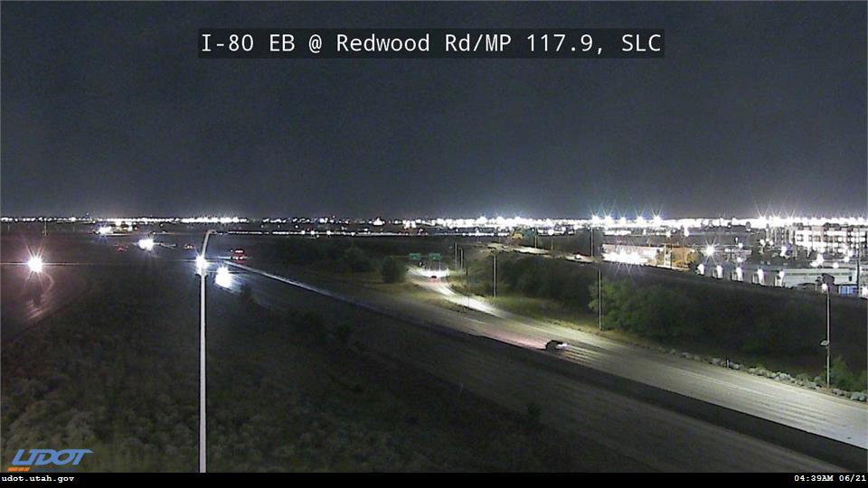I-80 EB @ Redwood Rd / SR-68 / MP 117.9, SLC