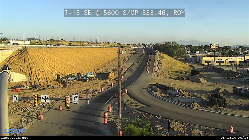 I-15 SB @ 5600 S / SR-97 / MP 338.46, ROY