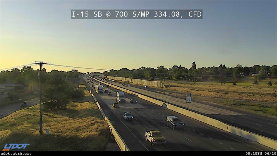 I-15 SB @ 700 S / SR-193 / MP 334.08, CFD