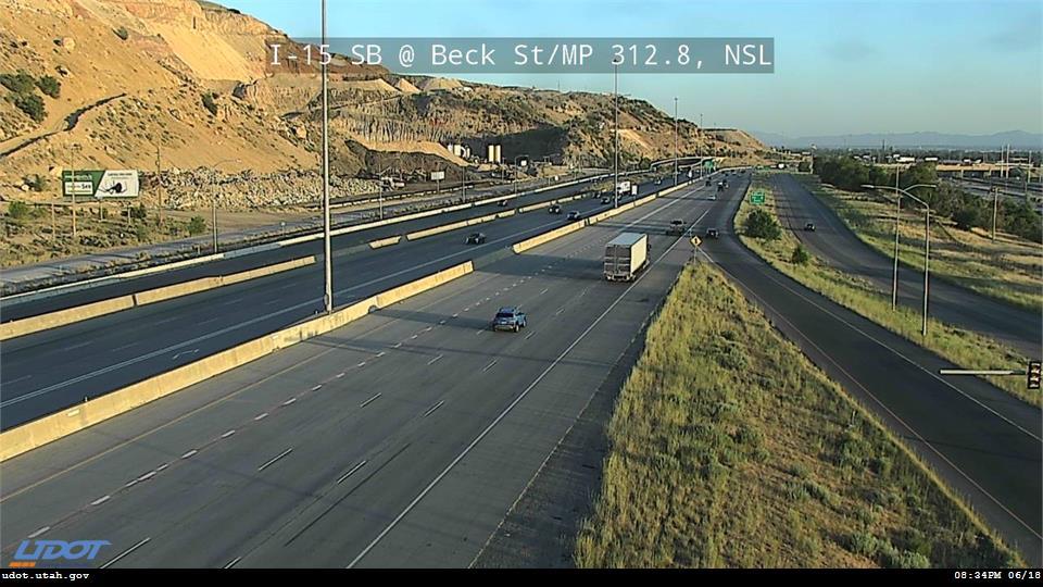 I-15 SB @ Beck St / US-89 / MP 312.8, NSL