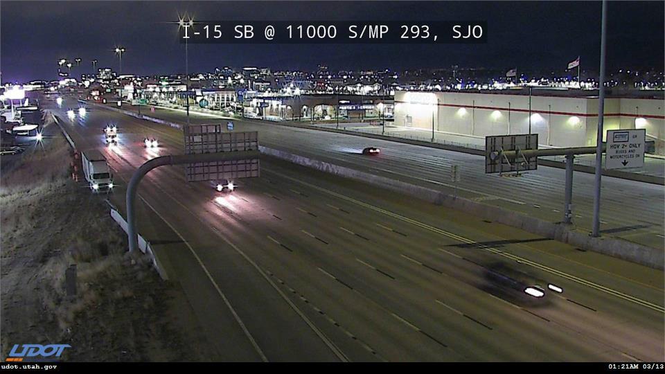 I-15 SB @ 11000 S / MP 293, SJO