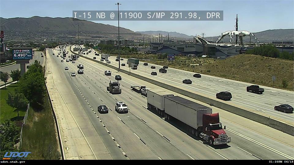 I-15 NB @ 11900 S / MP 291.98, DPR