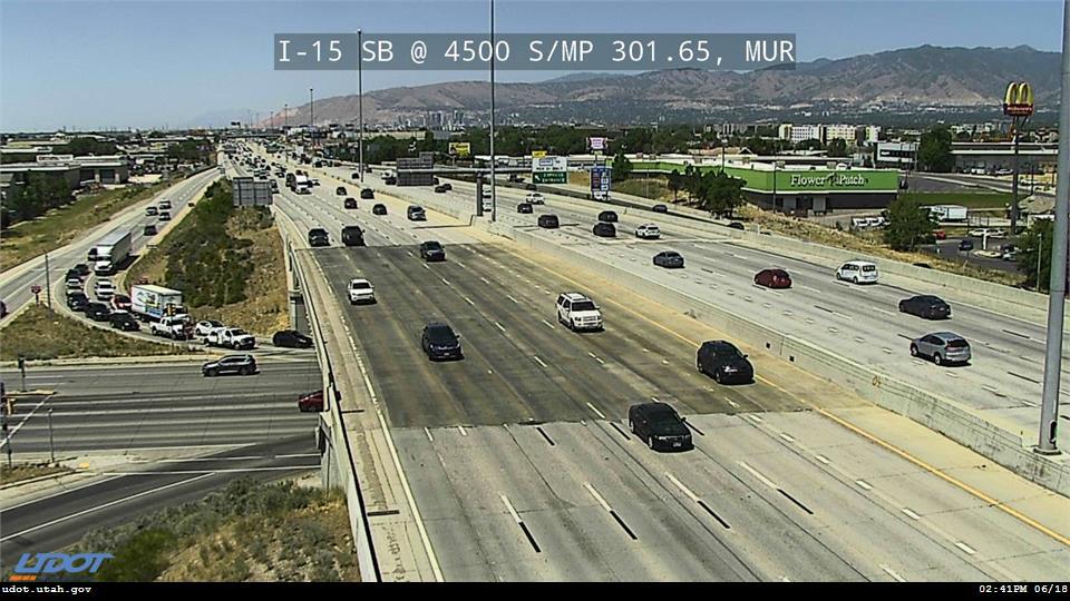 I-15 SB @ 4500 S / SR-266 / MP 301.65, MUR