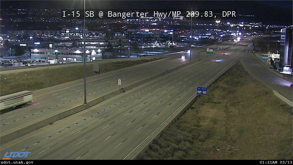 I-15 SB @ Bangerter Hwy / SR-154 / MP 289.83, DPR